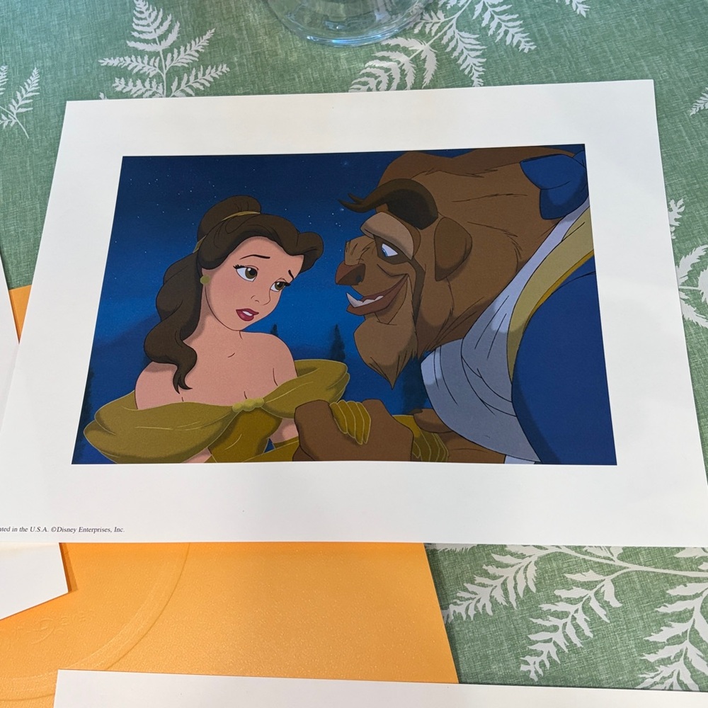 Beauty and the Beast diary lithographs - Picture 2 of 8